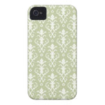 Green Damask iPhone 4/4S Case iPhone 4 Covers