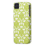 Green Damask Pattern Iphone 4 Covers