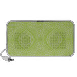 Green Damask Patterned Speaker speakers