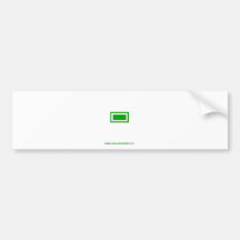 Green Dash Bumper Sticker