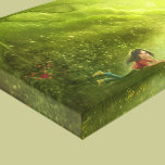green daydream Stretched Canvas Stretched canvas prints
