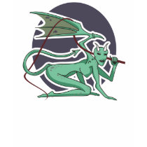 Green Demon t-shirts by moonduster Green Demon t-shirts