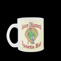 Green Diamon Sports Bar mugs