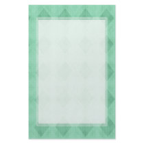 Green Diamond Blank Stationery by stationerystation Green Diamond Blank Stationery