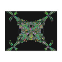 GREEN DIAMOND BRACELET EFFECT postcards