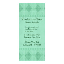 Green Diamond Rack Card rack cards