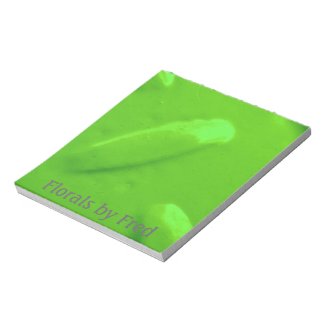 Green Diamondplate Notepad notepad