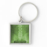 Green Digital X-Ray Art Keychain keychains
