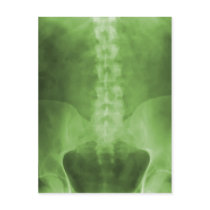 Green Digital X-Ray Art Postcards