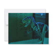 Green Dino invitations