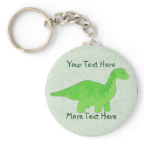 Green Dino Keychain