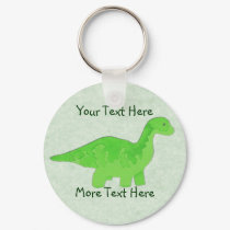Green Dino Keychain