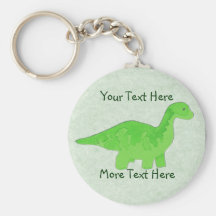 Green Dino Keychain