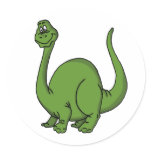 Green Dino Sticker