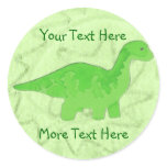 Green Dino Stickers