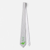 Green Dino Tie by Customizables Green Dino Tie