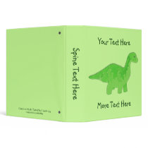 Green Dinosaur Binder by Customizables Green Dinosaur Binder