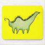 Green dinosaur mouse mats