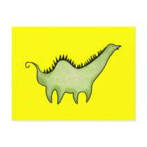Green dinosaur postcards by jsoh Green dinosaur postcards