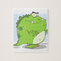 Green Dinosaur puzzles