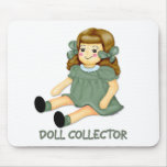Green Doll Mouse Pad