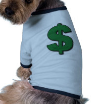 Green Dollar Sign pet clothing by gabrielangel Green Dollar Sign pet clothing