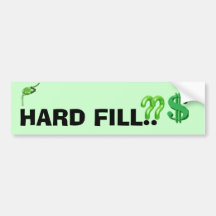 green dollar sign, green questionmark, green qu... bumper stickers