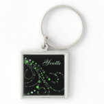 Green Dots Key Chain