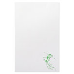 Green Downhill Custom Stationery