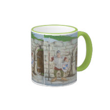Green Dragon and Knight Mug