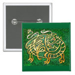 Green dragon button
