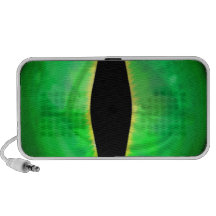 Green Dragon Eye iPhone Speakers