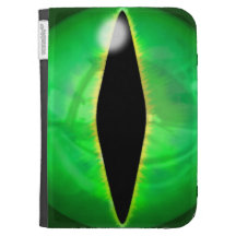 Green Dragon Eye Kindle Folio Case