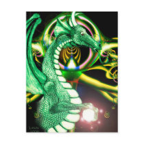 Green Dragon ~*Lore*~ Post Card
