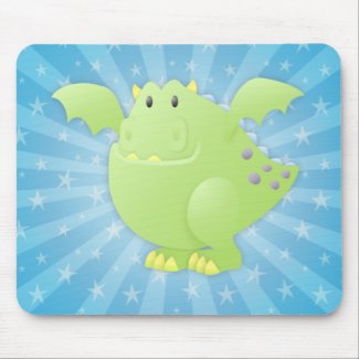 Green Dragon Monster mousepad