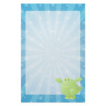 Green Dragon Monster Stationery Paper