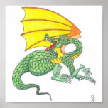 Green Dragon Posters
