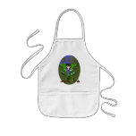 Green Dragon Winged Drummer Boy Faerie Aprons