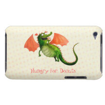 Green Dragon with Donut iPod Touch Cover
