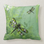 Green Dragonflies American MoJo Pillow