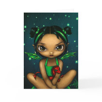 "Green Dragonling" Greeting Card by strangeling "Green Dragonling" Greeting Card