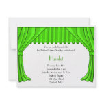 Green Drama and Theater Invitation 2