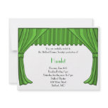 Green Drama and Theater Invitation 3