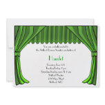 Green Drama and Theater Invitation 4