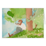 Green Dreams Greeting Card