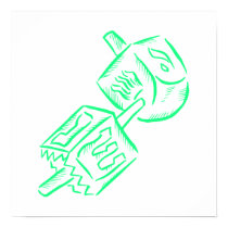 Green Dreidel posters by shopaholicchick Green Dreidel posters