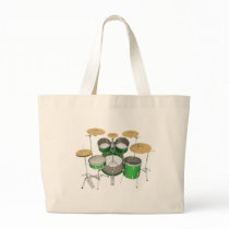 Green Drum Kit: Tote Bags