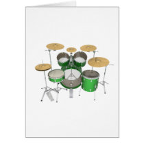 Green Drum Kit: Card