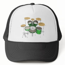 Green Drum Kit: Trucker Hat