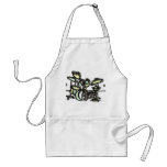 GREEN  "Drum Set"  From Stitchlip's House Series Aprons